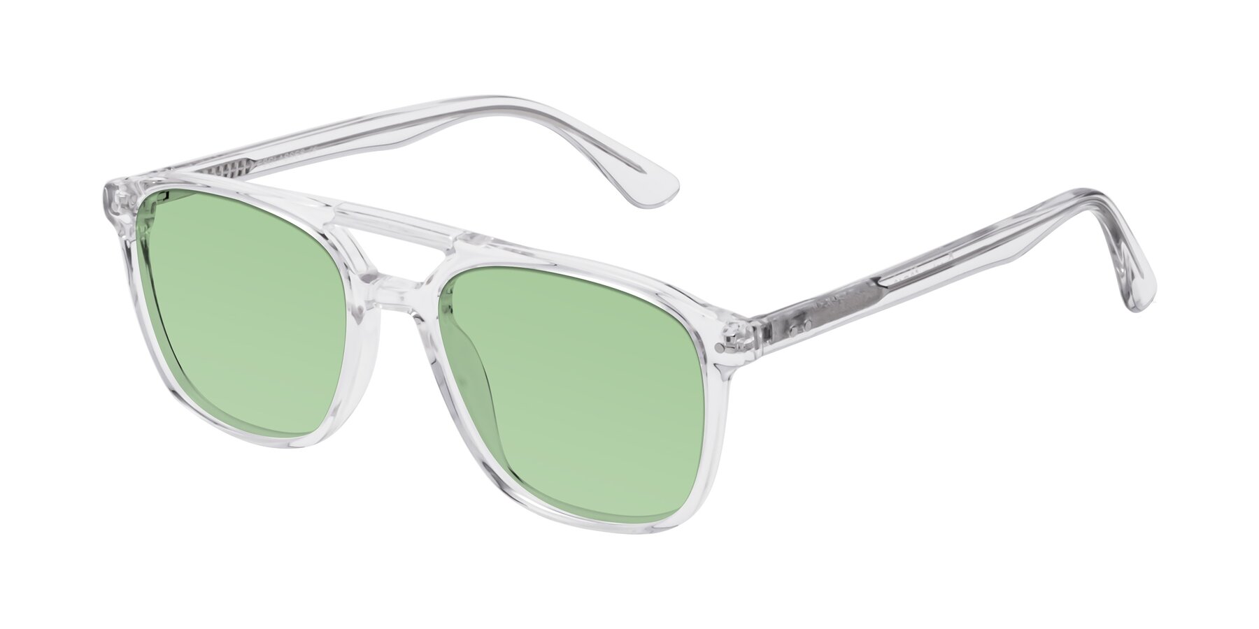 Angle of Quantum in Clear with Medium Green Tinted Lenses