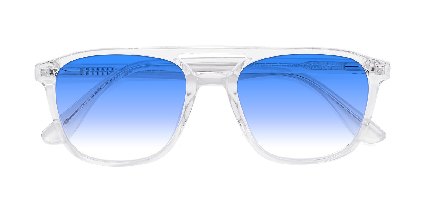 Quantum - Clear Gradient Sunglasses