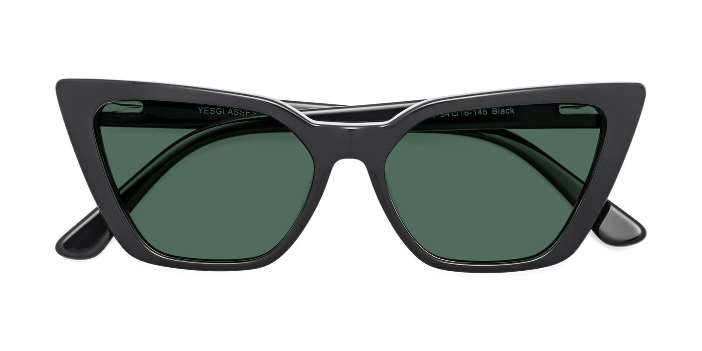 Bowtie - Black Polarized Sunglasses