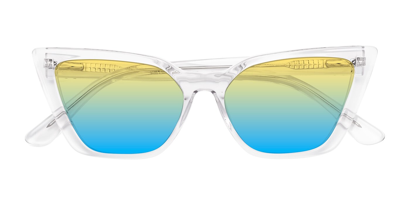 Bowtie - Clear Gradient Sunglasses