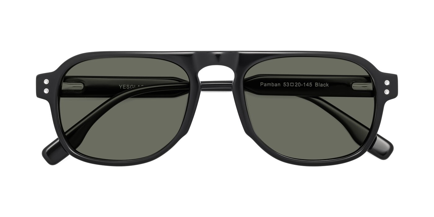 Pamban - Black Polarized Sunglasses