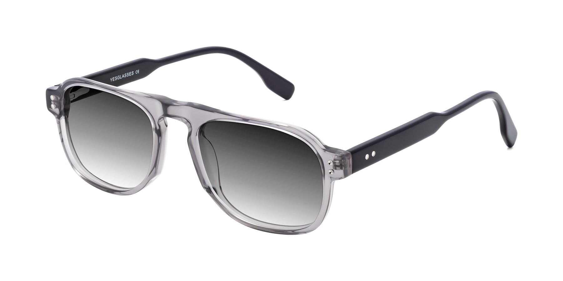Angle of Pamban in Transprent Gray with Gray Gradient Lenses