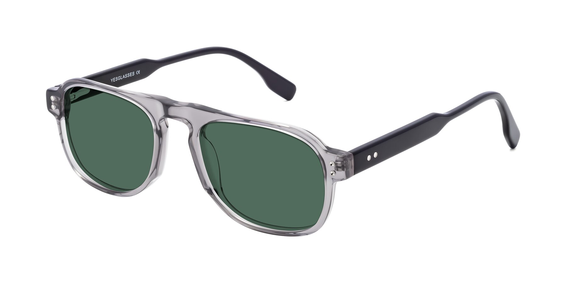 Angle of Pamban in Transprent Gray with Green Polarized Lenses