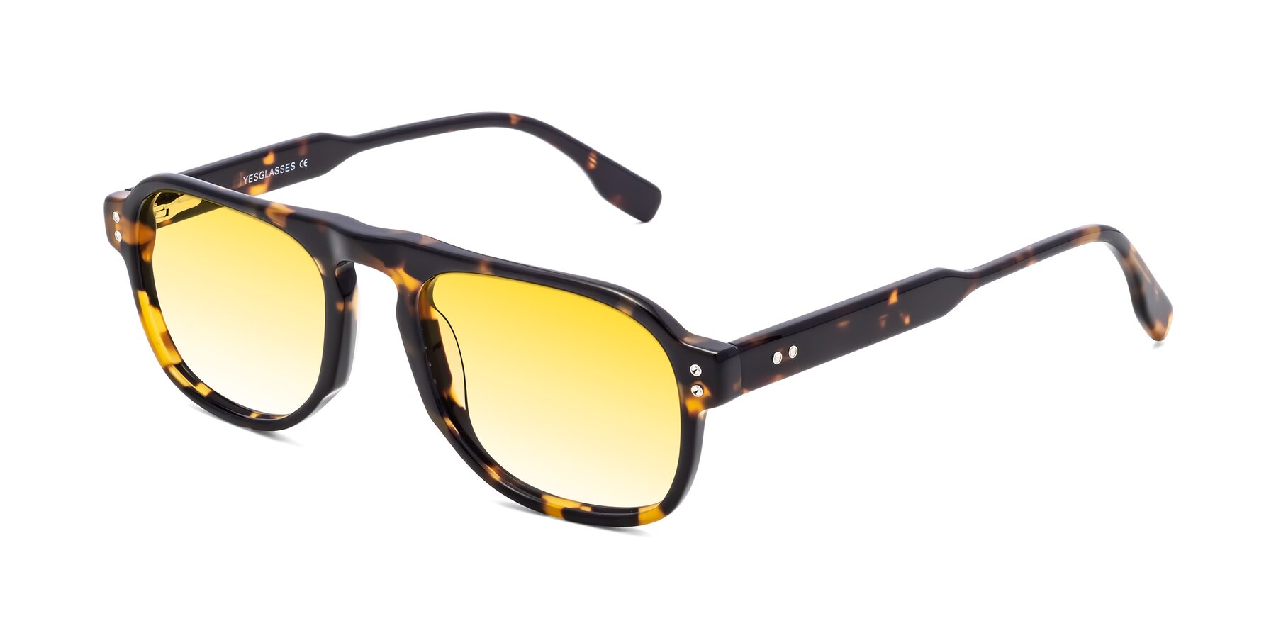 Angle of Pamban in Tortoise with Yellow Gradient Lenses