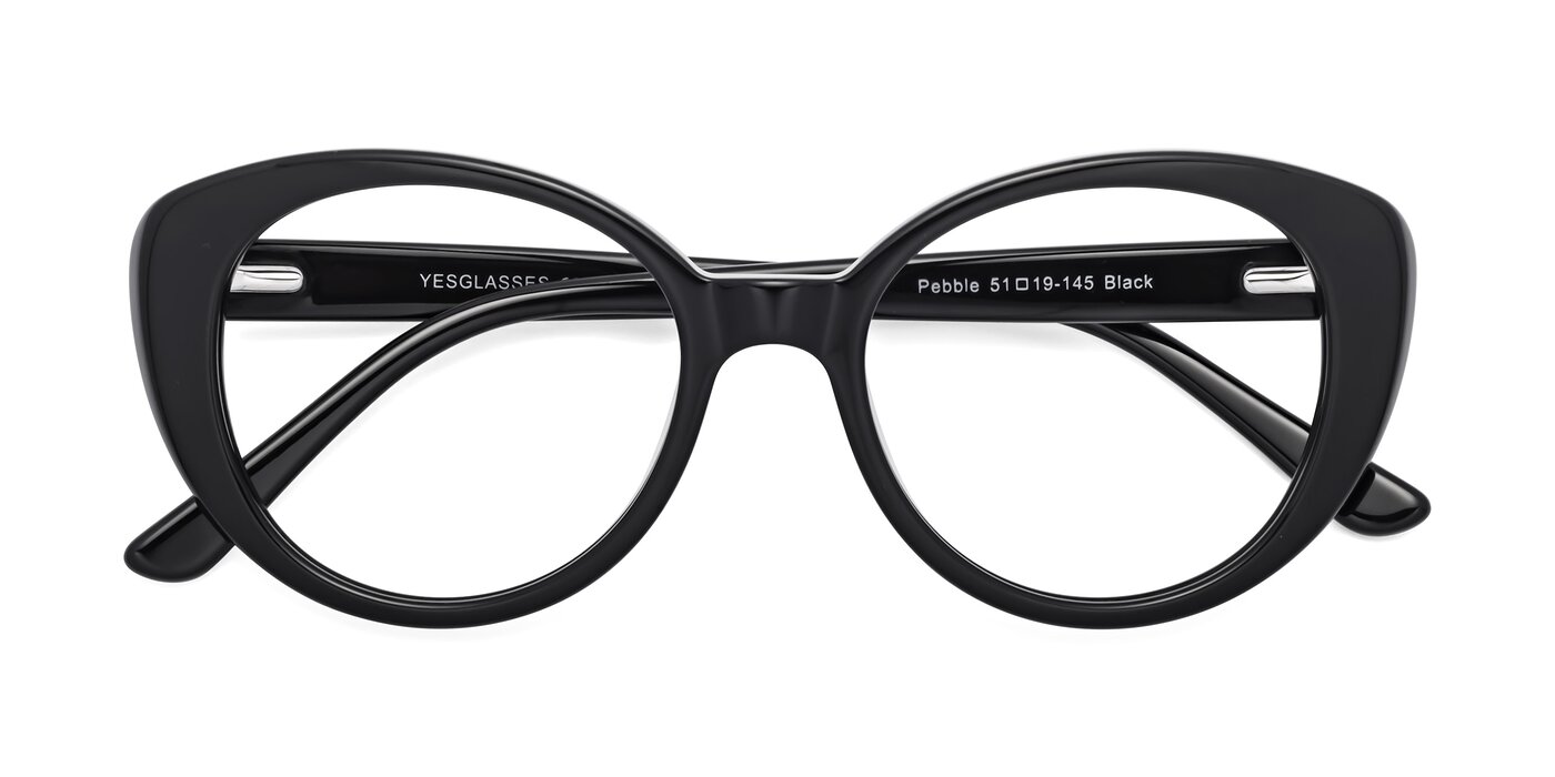 Pebble - Black Reading Glasses