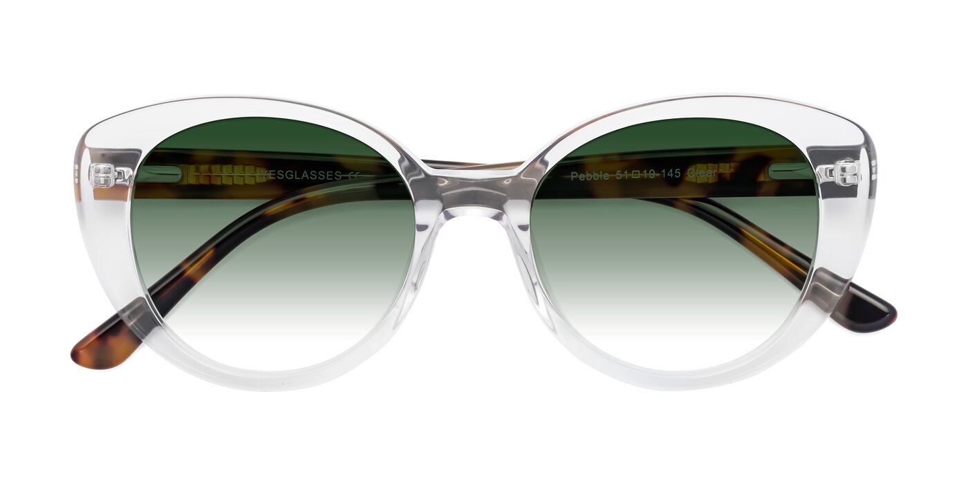 Pebble - Clear Gradient Sunglasses