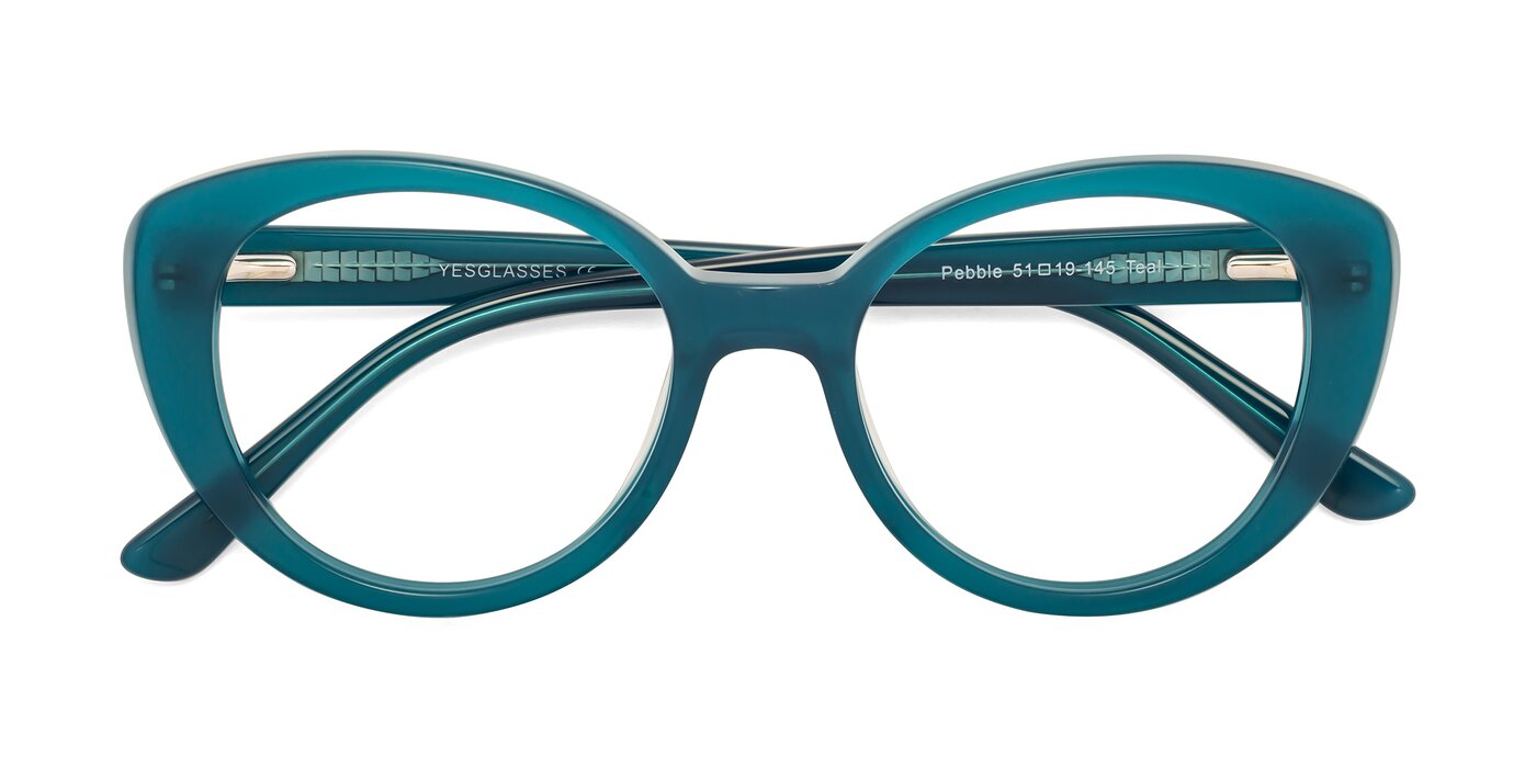 Pebble - Teal Blue Blue Light Glasses