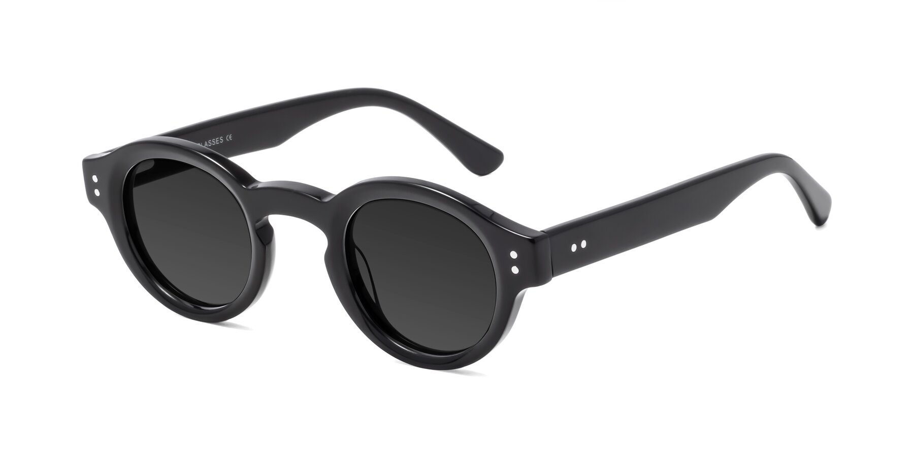 Angle of Pine in Black with Gray Tinted Lenses