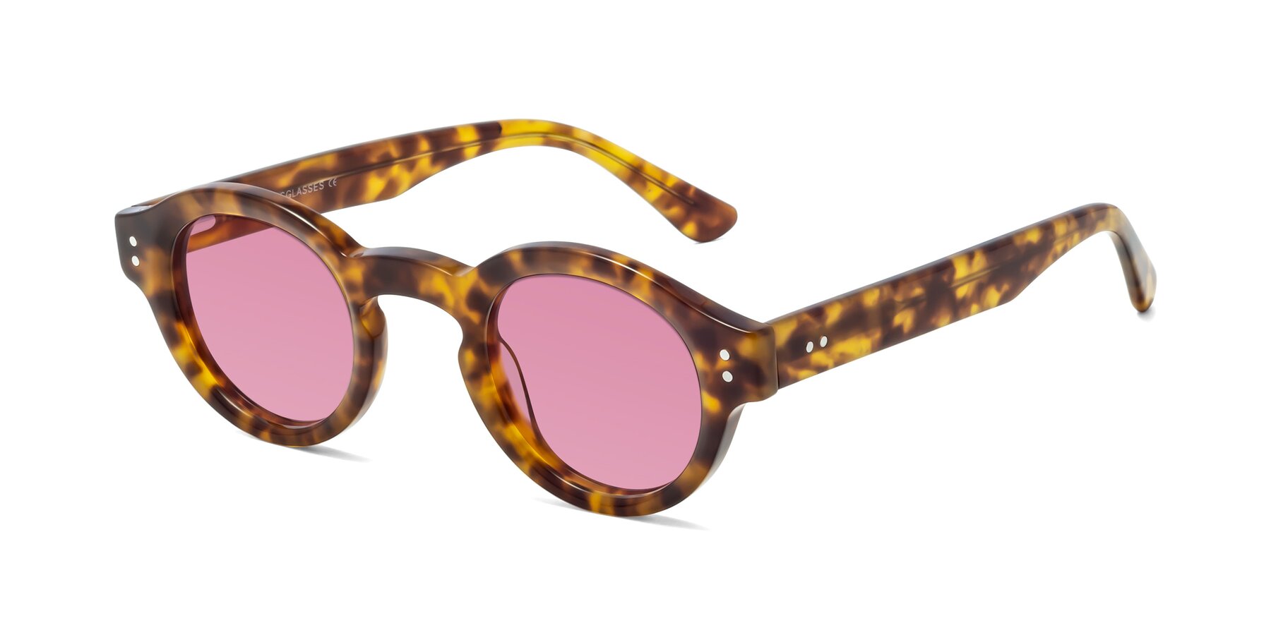 Angle of Pine in Tortoise with Medium Wine Tinted Lenses