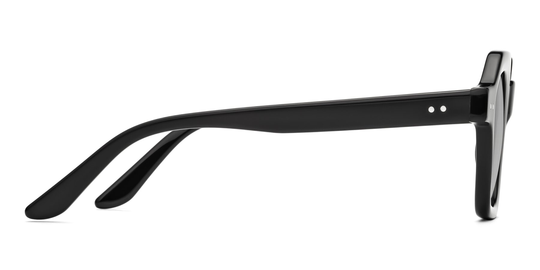 Side of Vector in Black with Light Gray Tinted Lenses