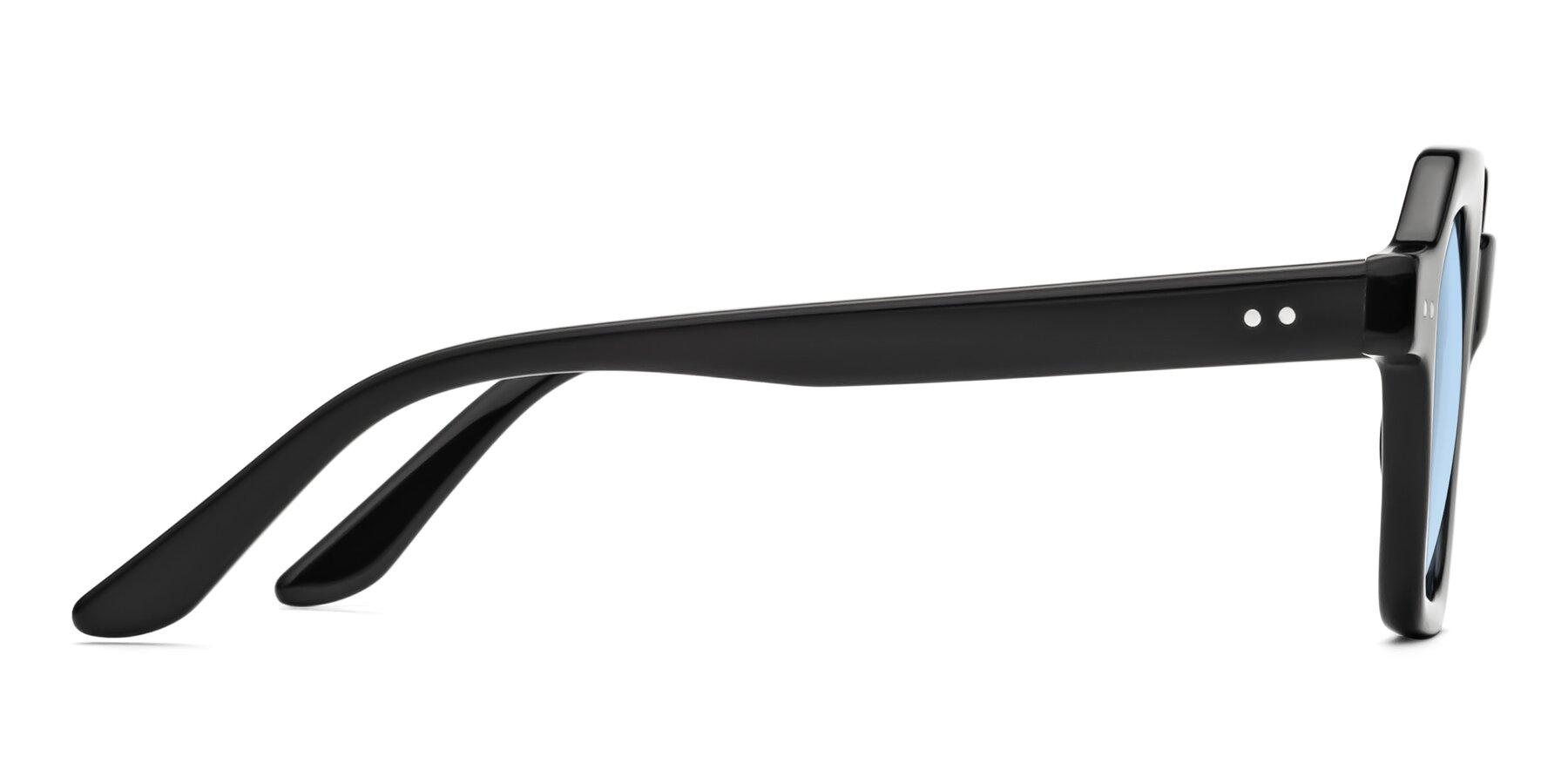 Side of Vector in Black with Light Blue Tinted Lenses