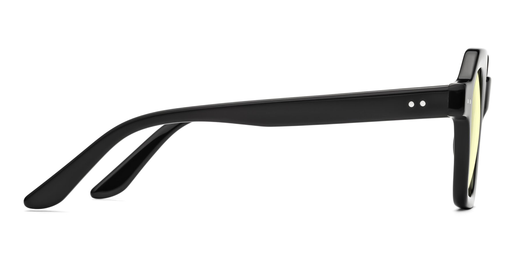 Side of Vector in Black with Light Yellow Tinted Lenses