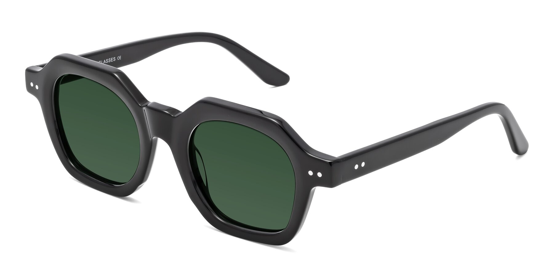 Angle of Vector in Black with Green Tinted Lenses