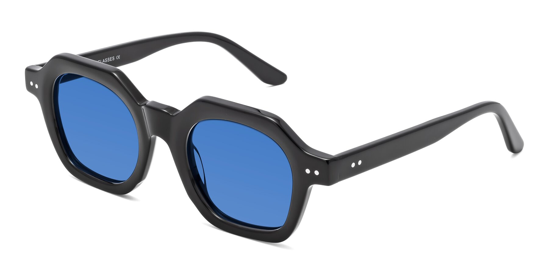 Angle of Vector in Black with Blue Tinted Lenses