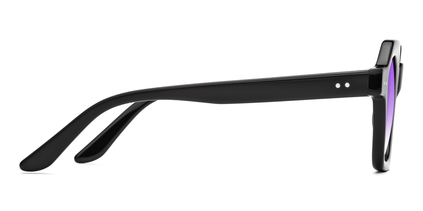 Side of Vector in Black with Purple Gradient Lenses