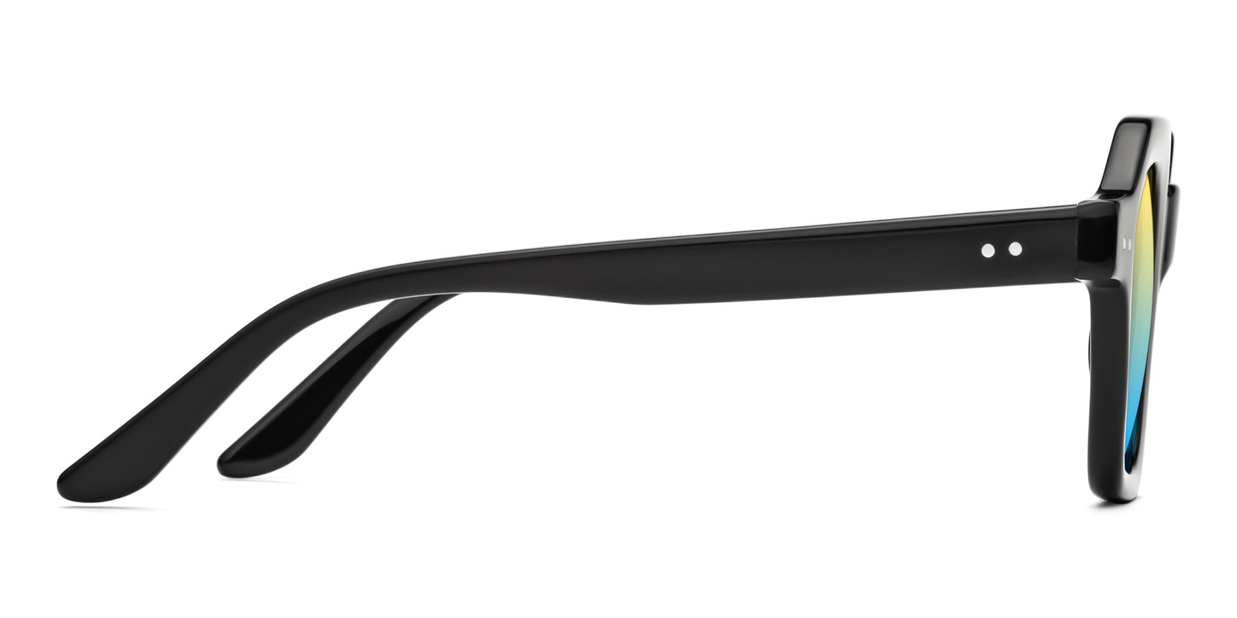 Side of Vector in Black with Yellow / Blue Gradient Lenses