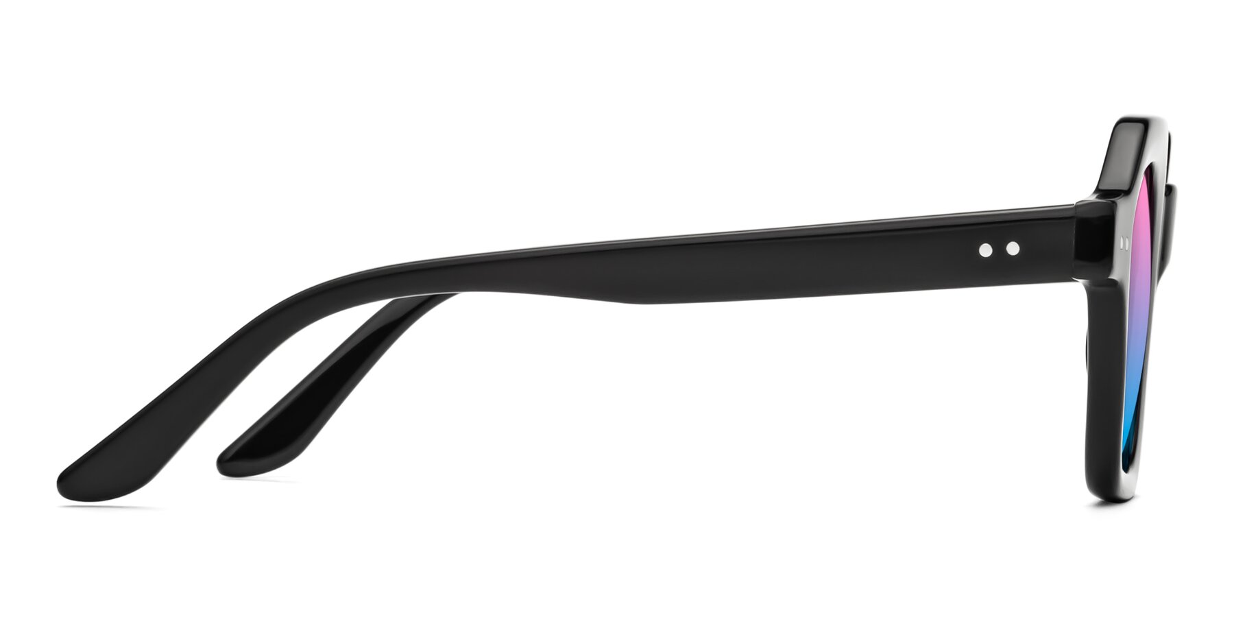 Side of Vector in Black with Pink / Blue Gradient Lenses