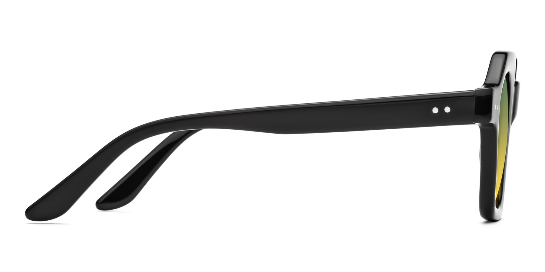 Side of Vector in Black with Green / Yellow Gradient Lenses