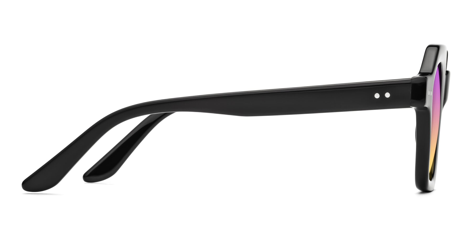Side of Vector in Black with Purple / Yellow Gradient Lenses