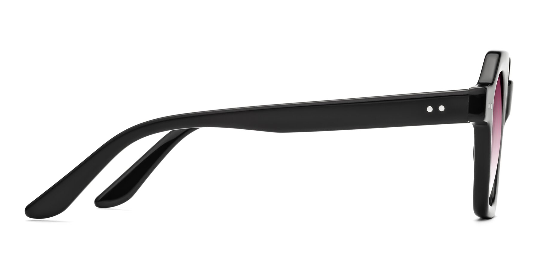 Side of Vector in Black with Wine Gradient Lenses