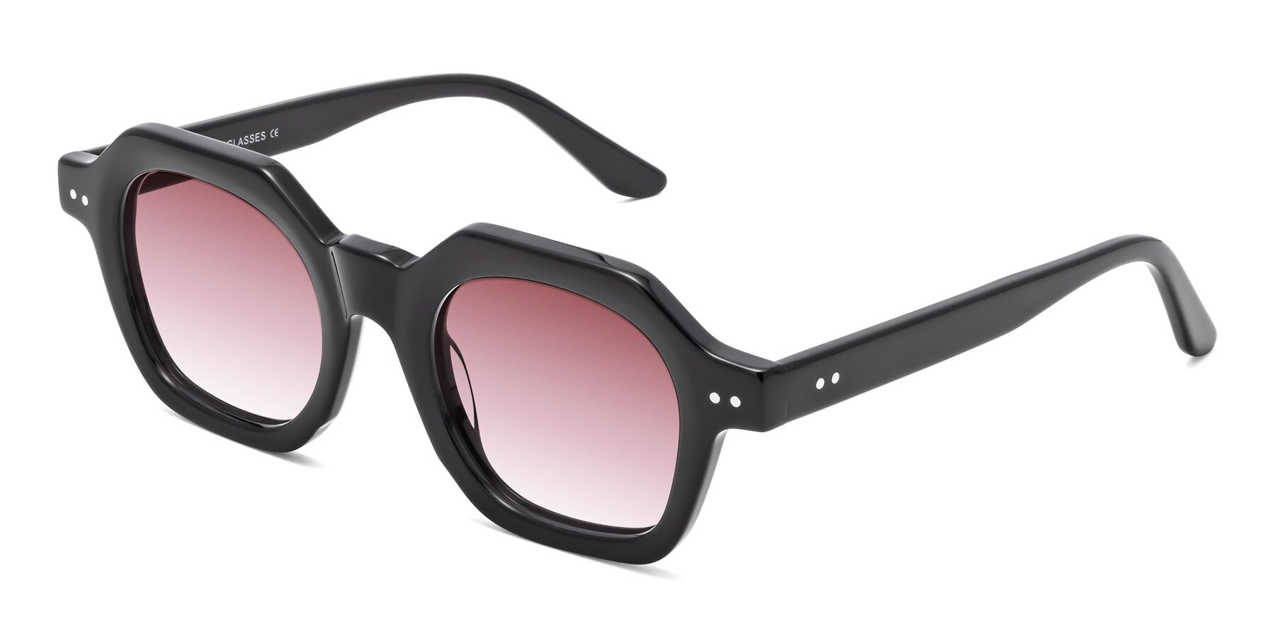 Angle of Vector in Black with Garnet Gradient Lenses