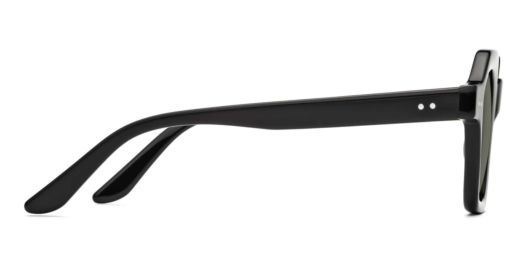Side of Vector in Black with Gray Polarized Lenses