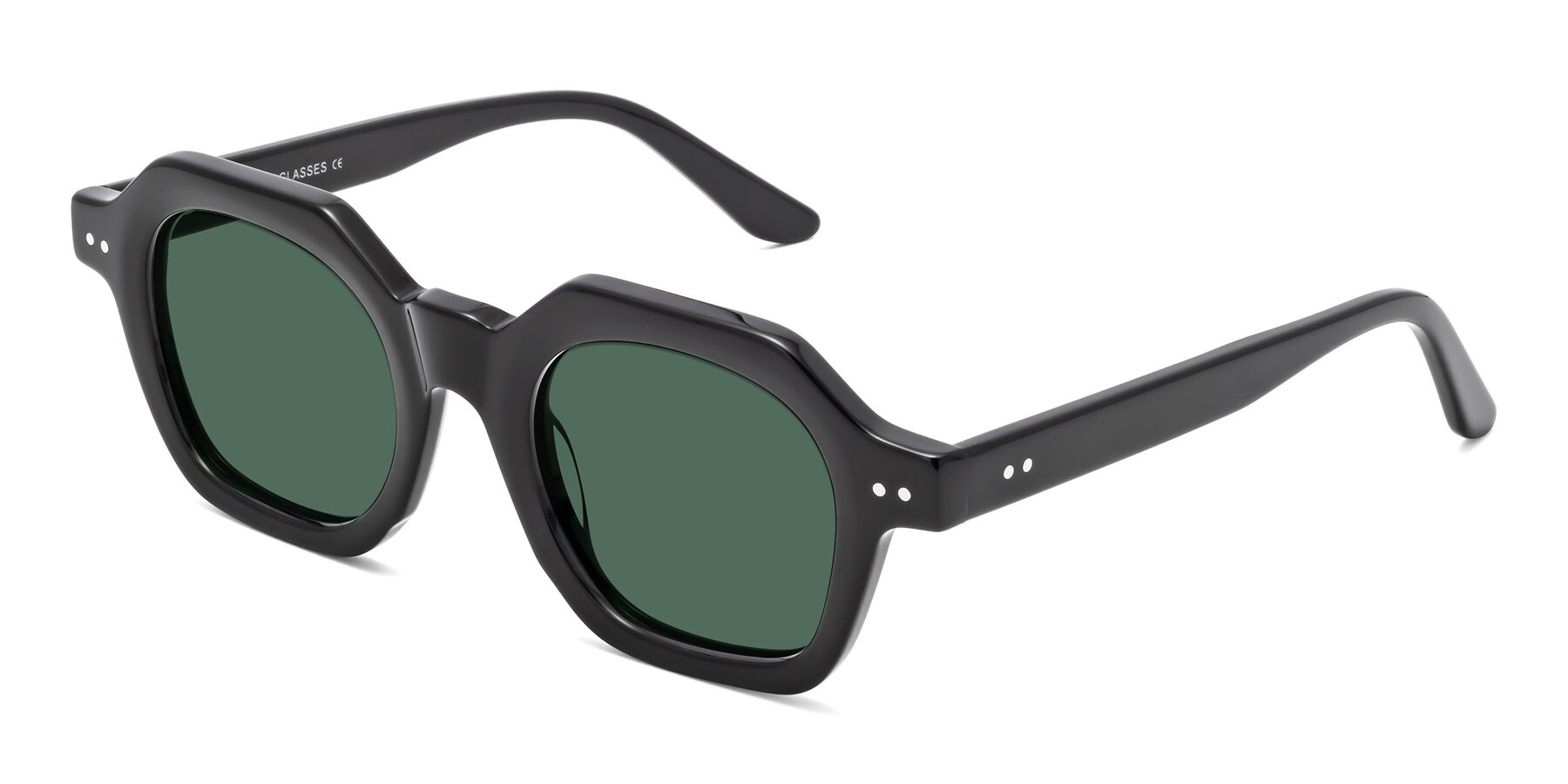 Angle of Vector in Black with Green Polarized Lenses