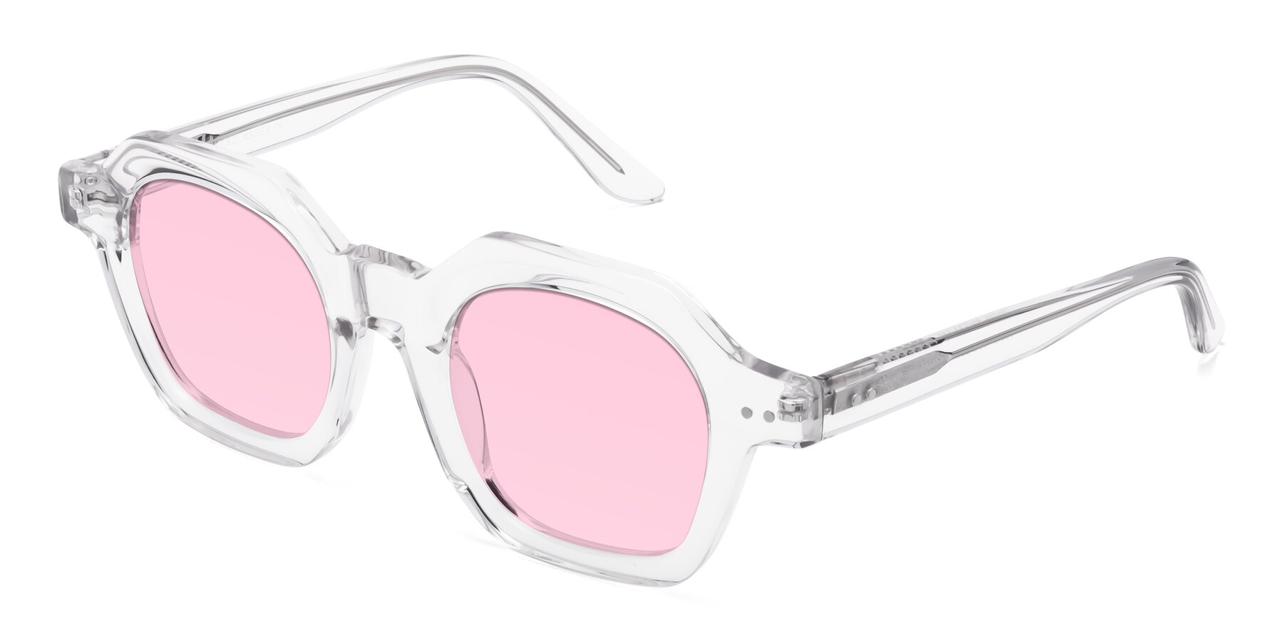 Angle of Vector in Clear with Light Pink Tinted Lenses