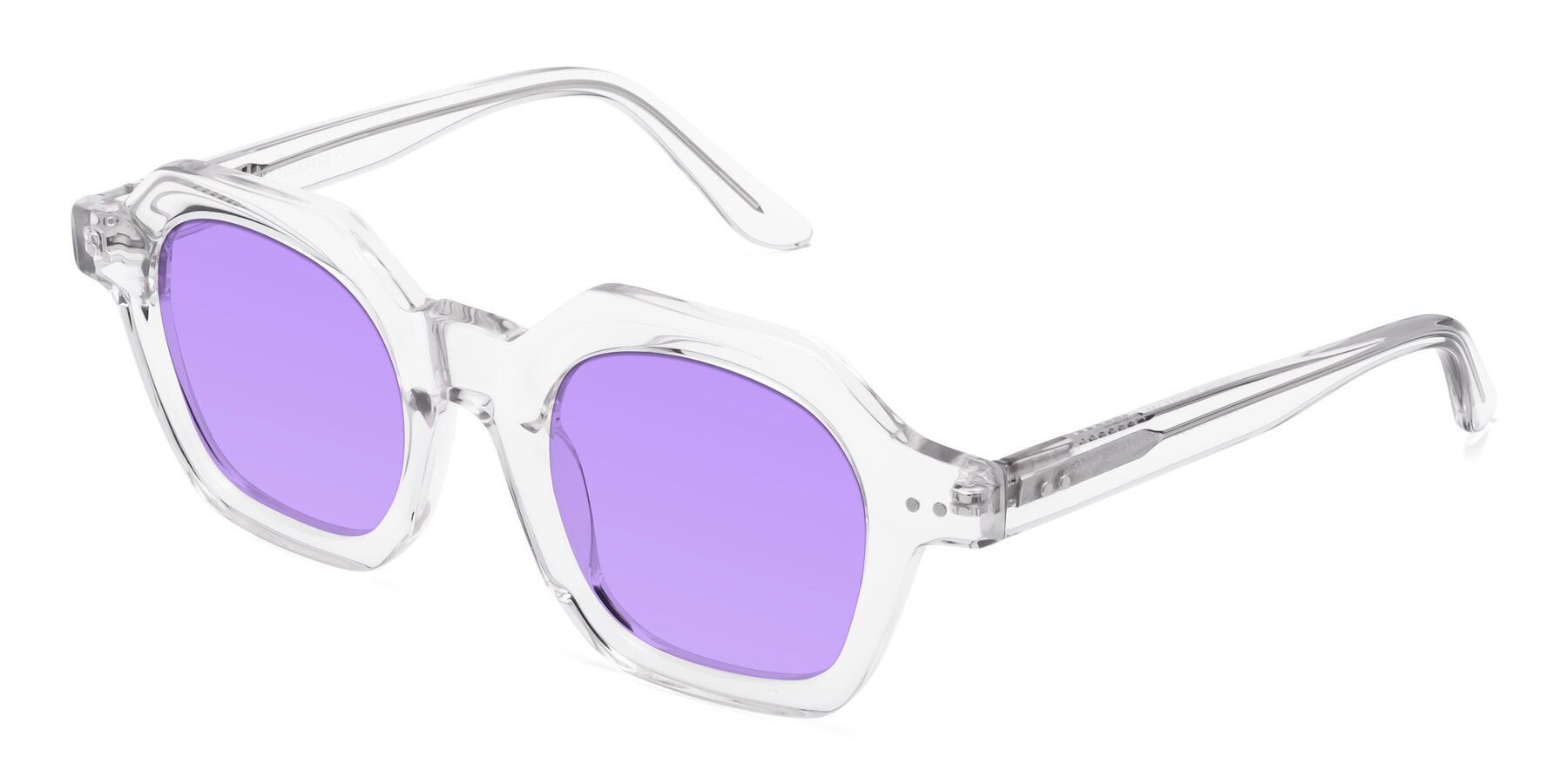 Angle of Vector in Clear with Medium Purple Tinted Lenses