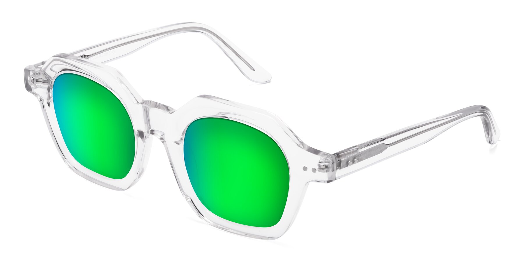 Angle of Vector in Clear with Green Mirrored Lenses