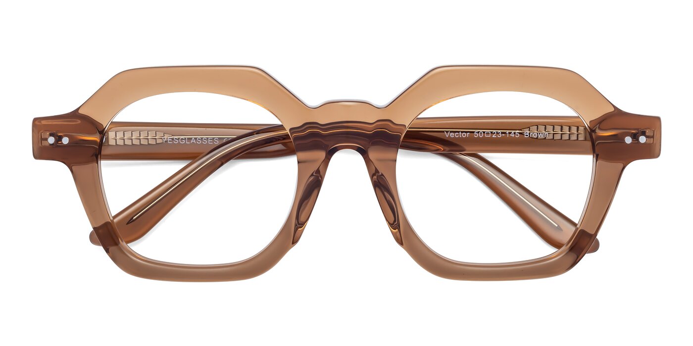 Vector - Brown Reading Glasses