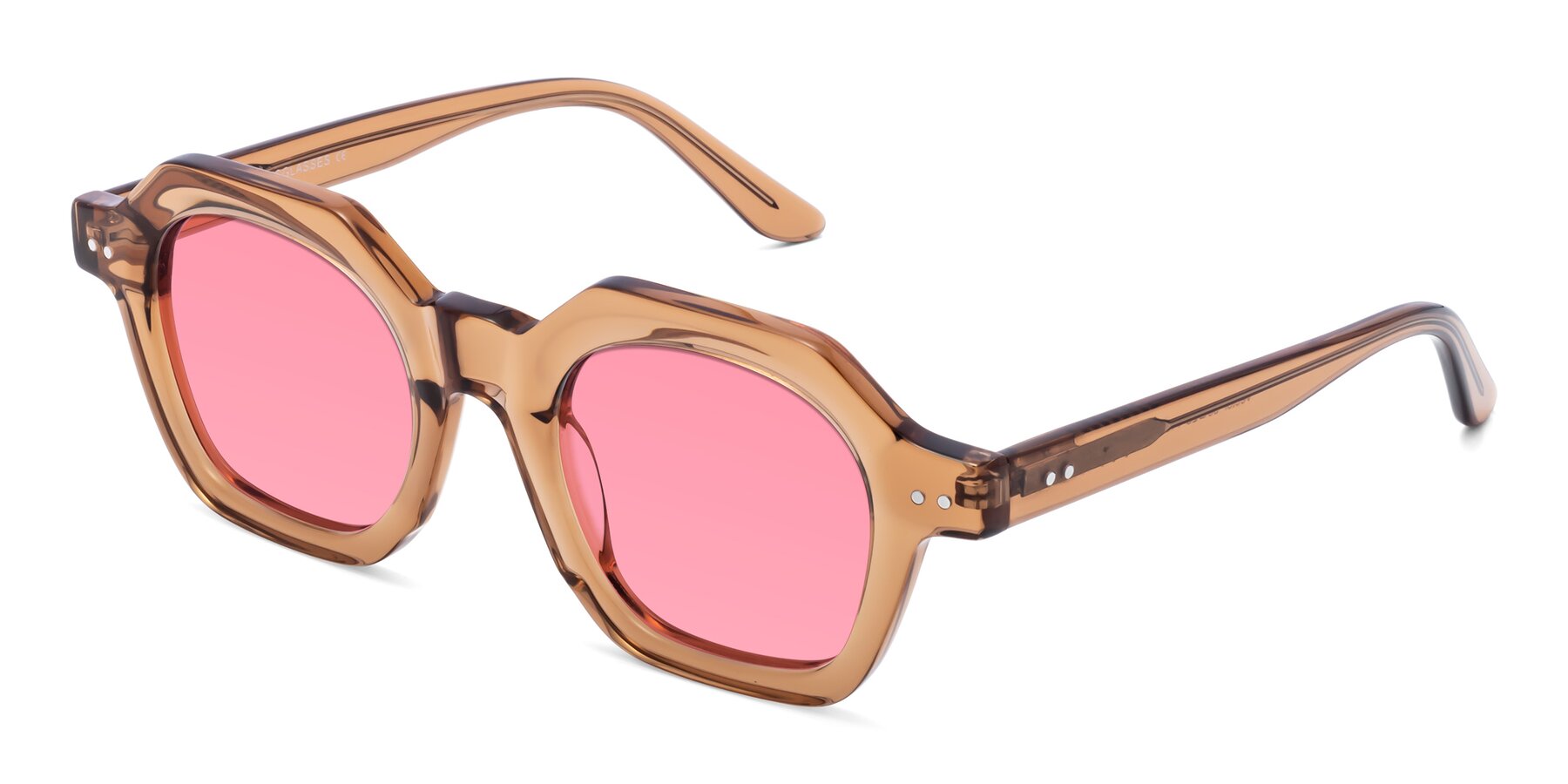 Angle of Vector in Brown with Pink Tinted Lenses