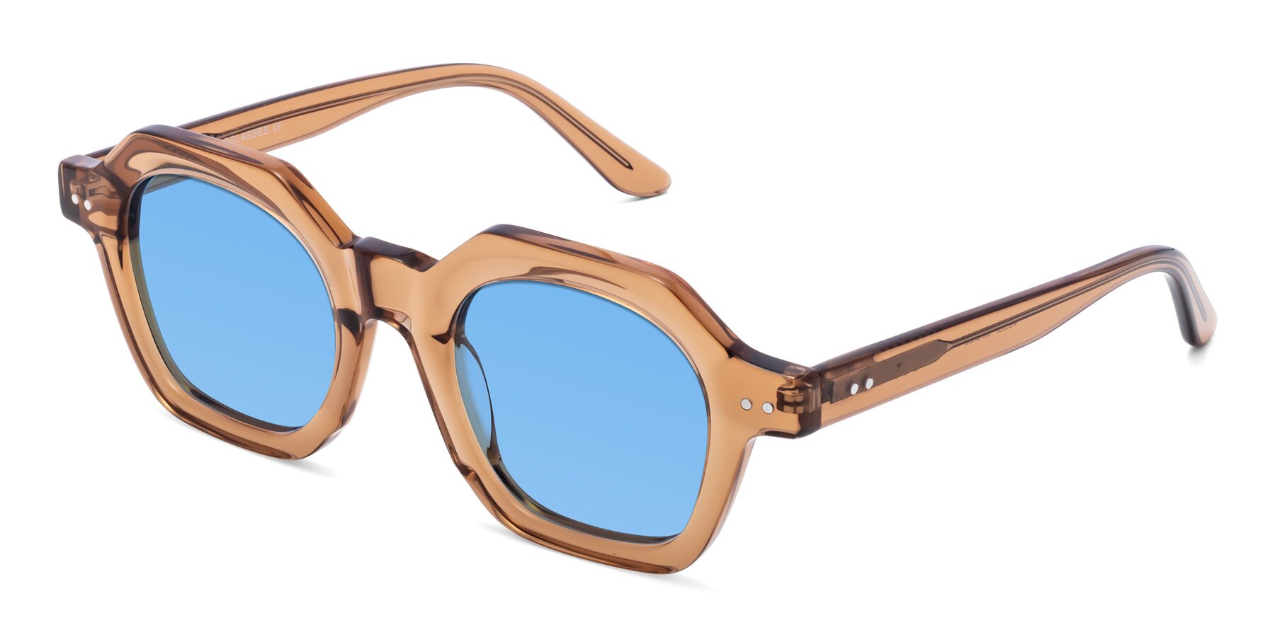 Angle of Vector in Brown with Medium Blue Tinted Lenses