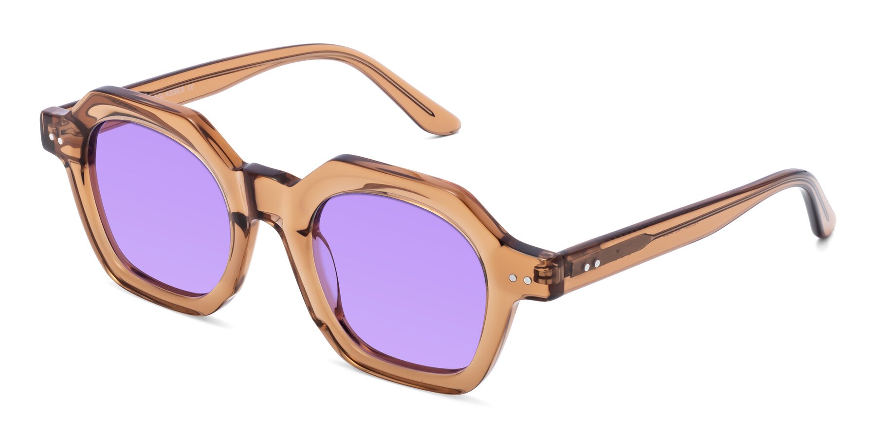 Angle of Vector in Brown with Medium Purple Tinted Lenses
