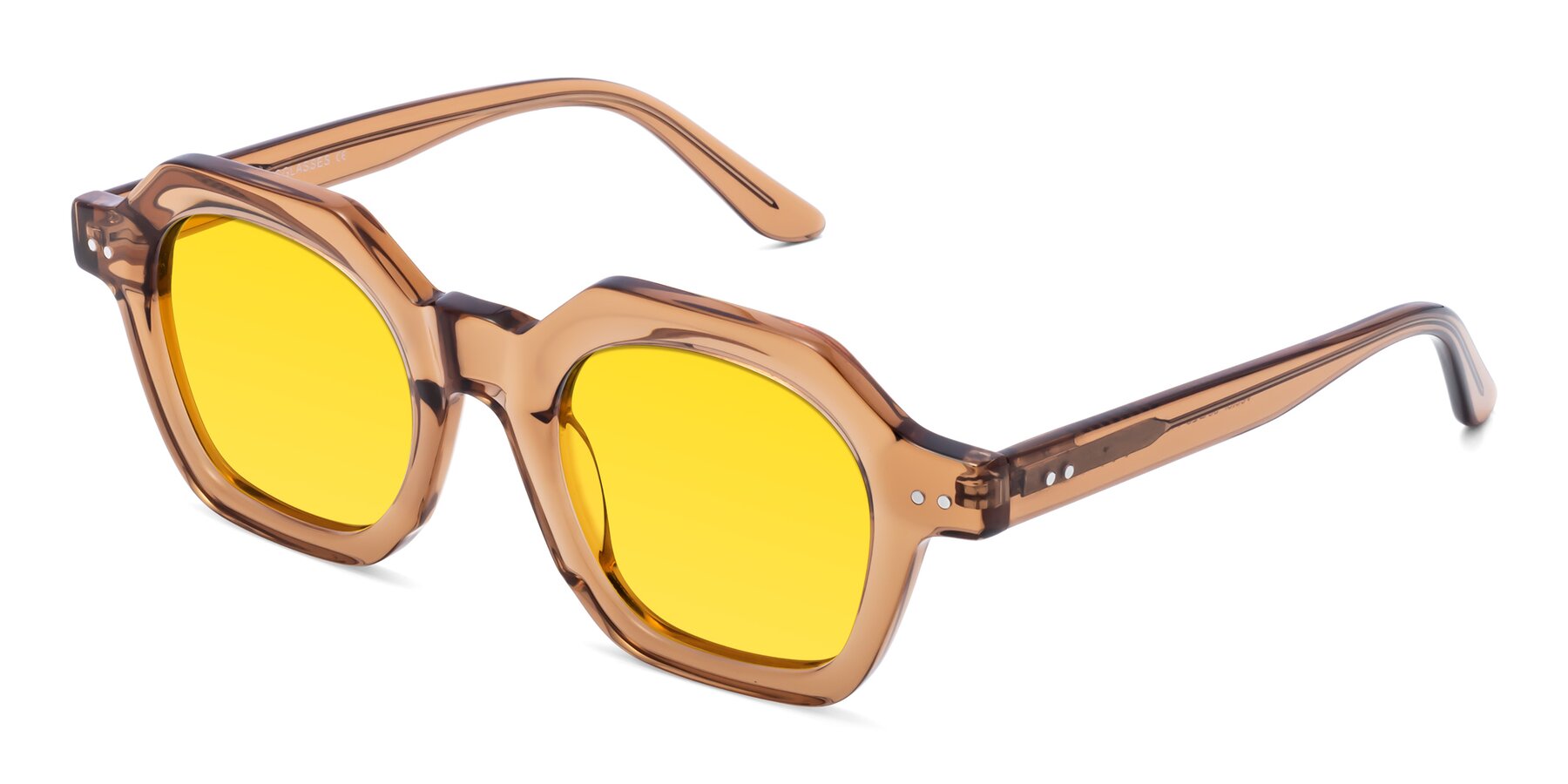 Angle of Vector in Brown with Yellow Tinted Lenses