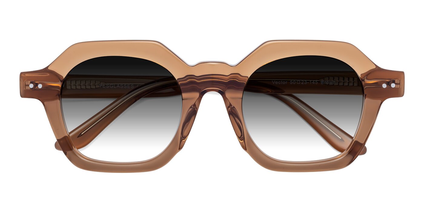 Vector - Brown Gradient Sunglasses
