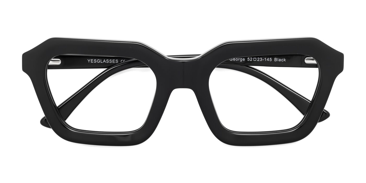 George - Black Eyeglasses
