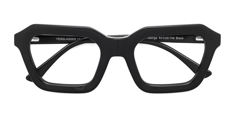 George - Black Eyeglasses