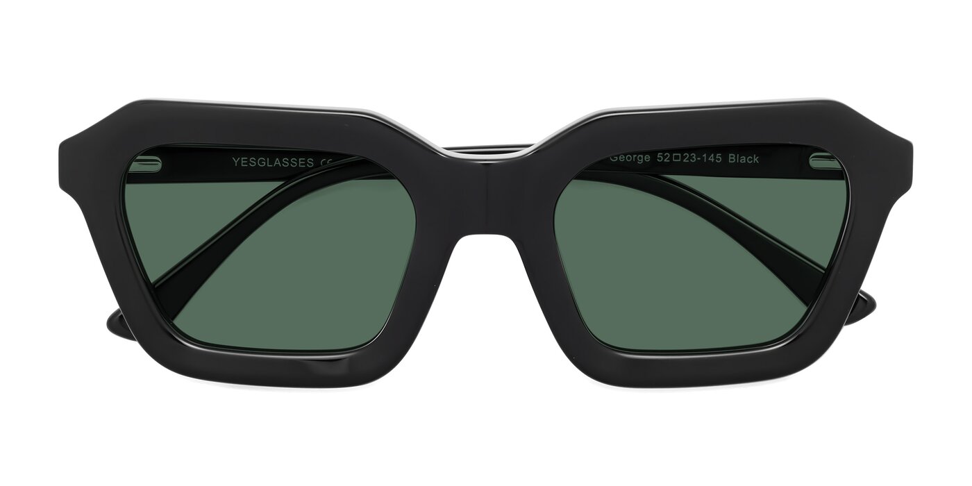 George - Black Polarized Sunglasses