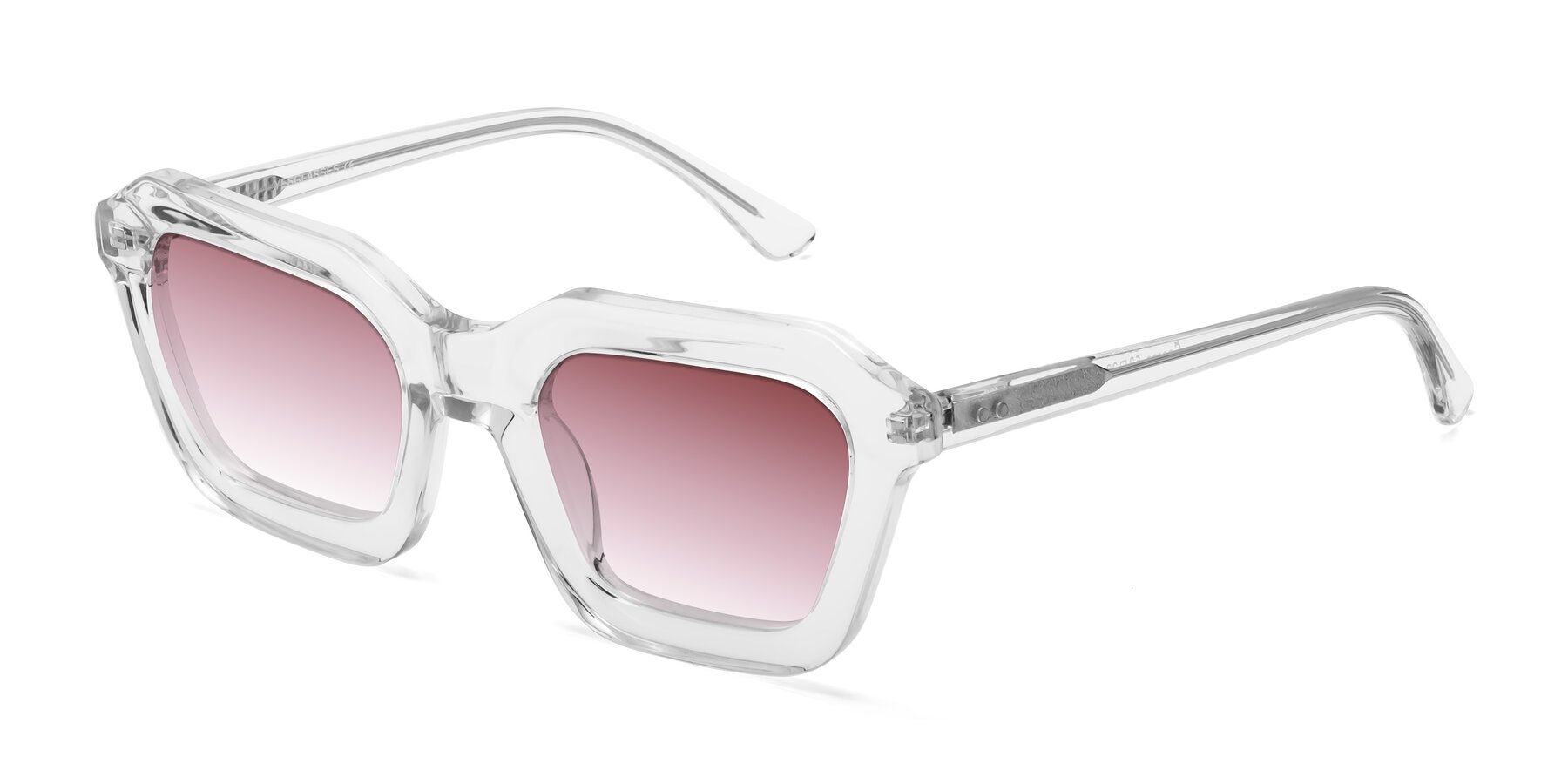 Angle of George in Clear with Garnet Gradient Lenses