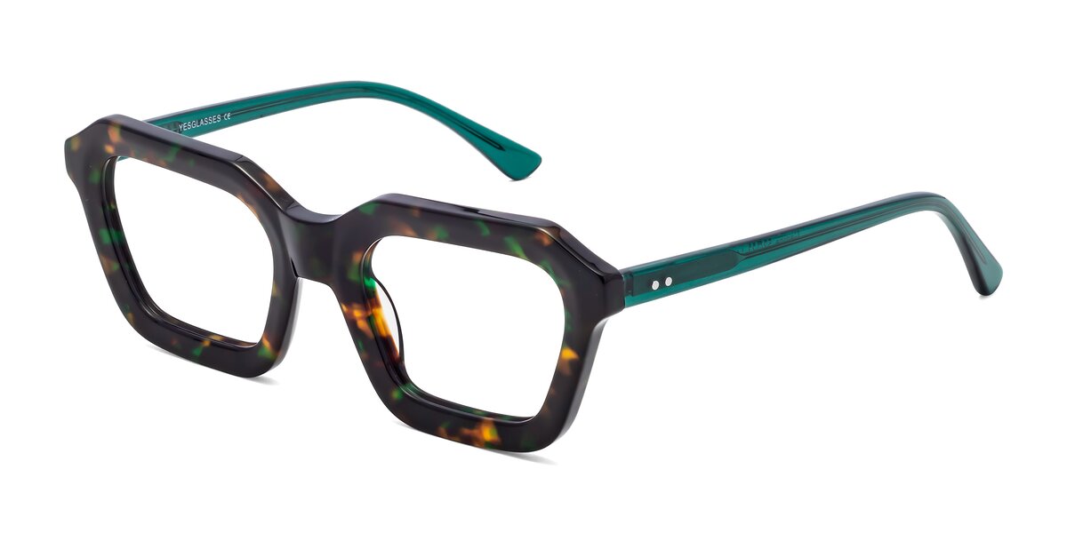 Roberto Zeno GIOTTO - Green Tortoise Eyeglasses by The Nevermore