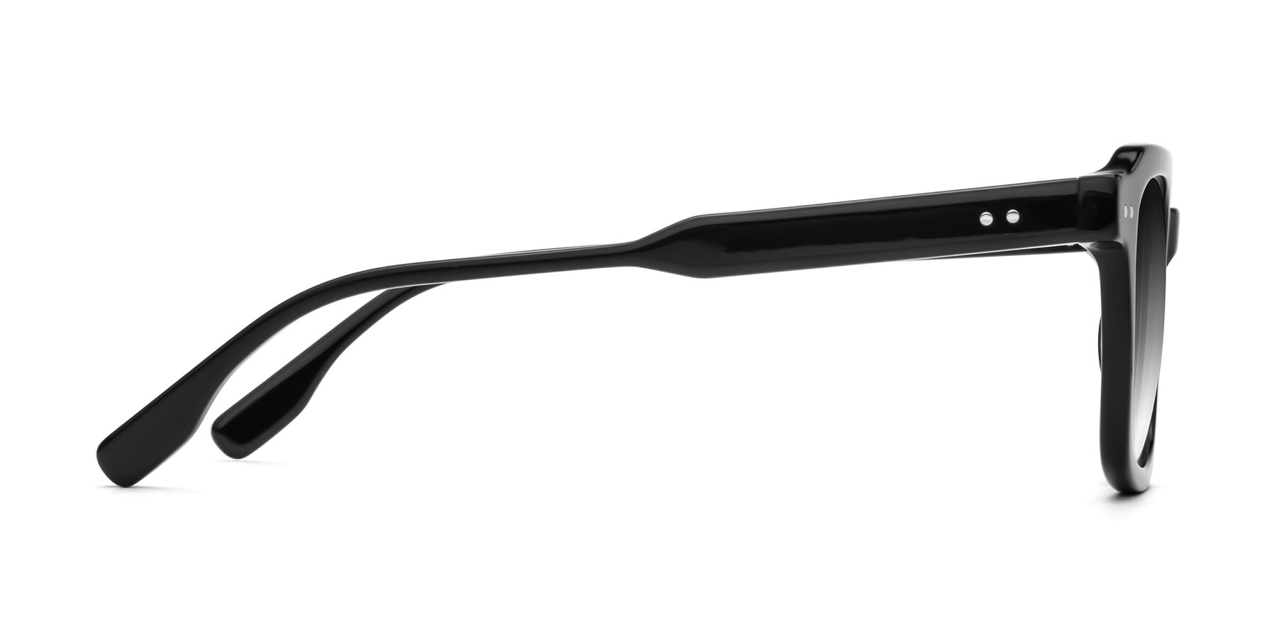 Side of St. Mark in Black with Gray Gradient Lenses