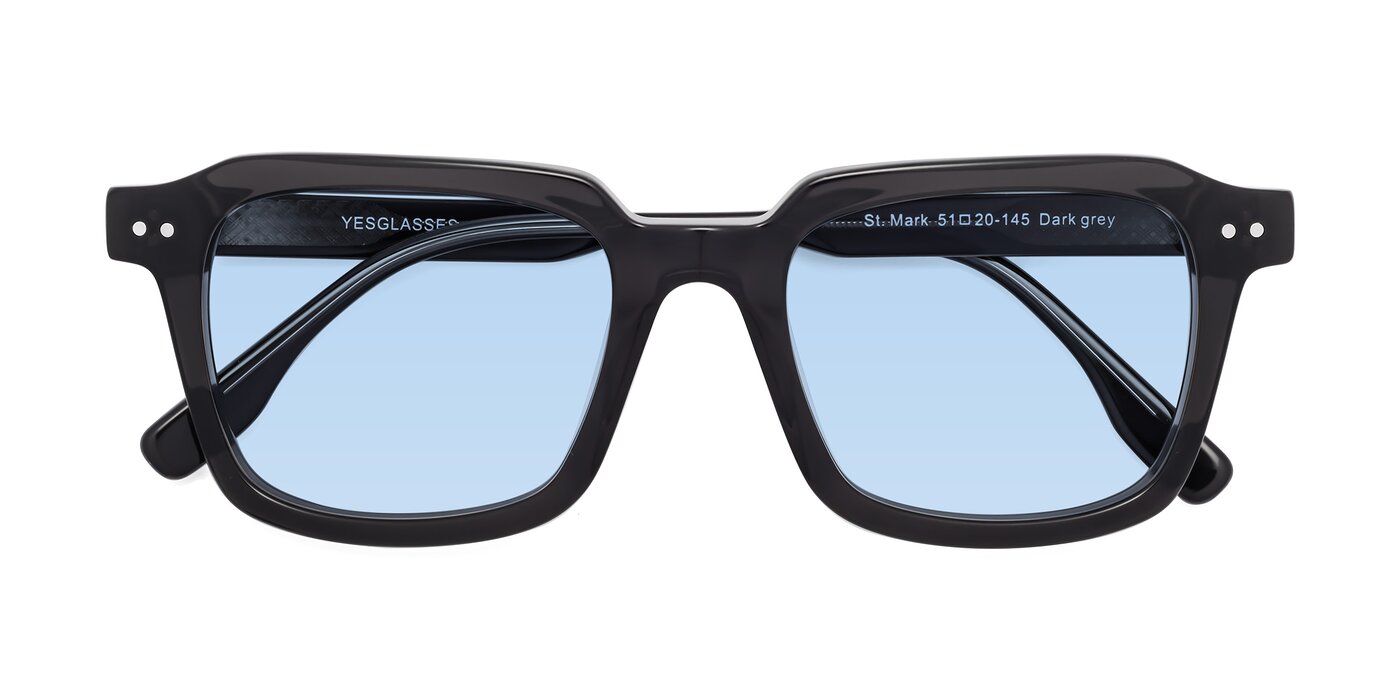 St. Mark - Dark Gray Tinted Sunglasses