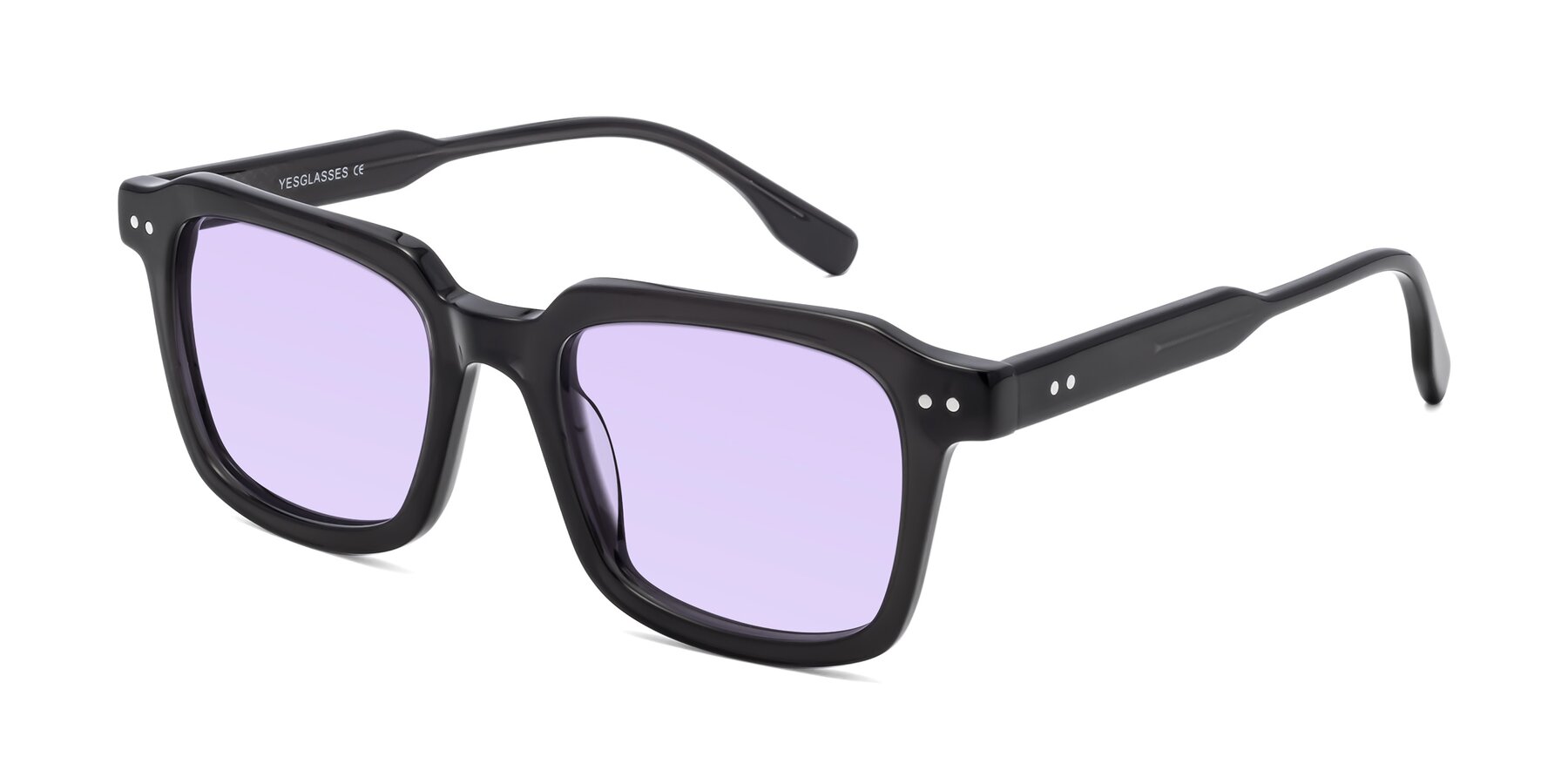 Angle of St. Mark in Dark Gray with Light Purple Tinted Lenses