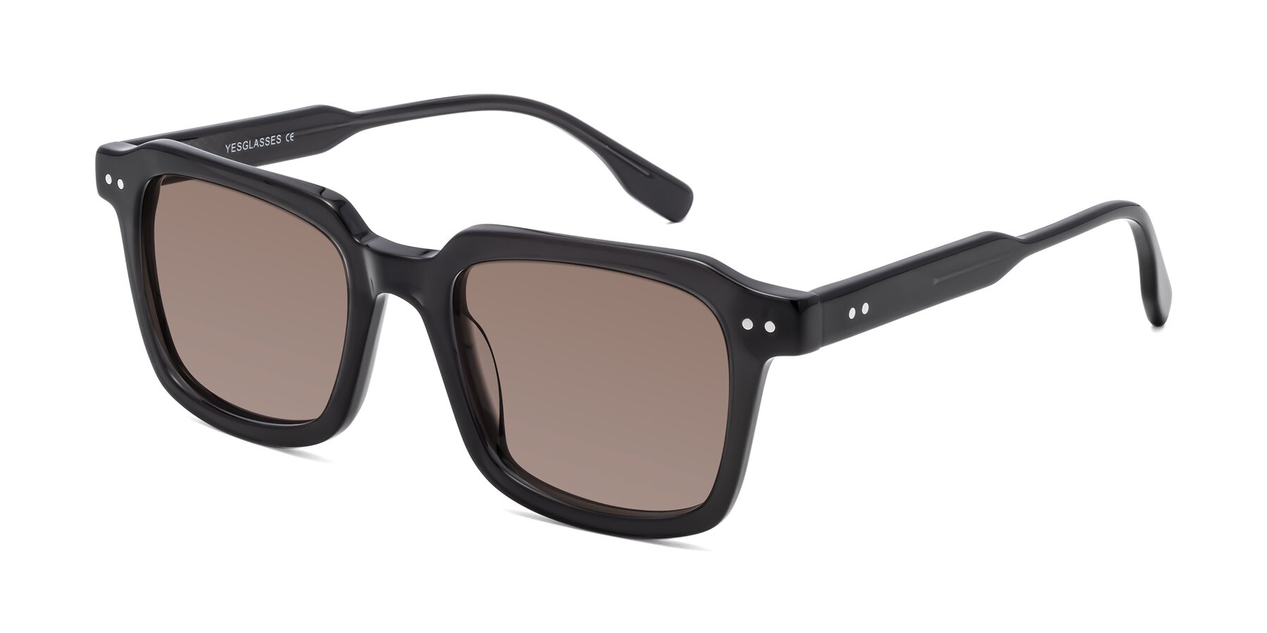 Angle of St. Mark in Dark Gray with Medium Brown Tinted Lenses