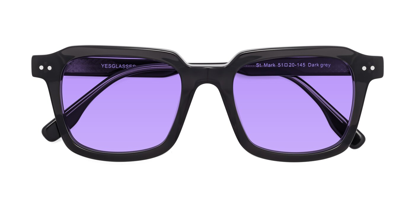 St. Mark - Dark Gray Tinted Sunglasses