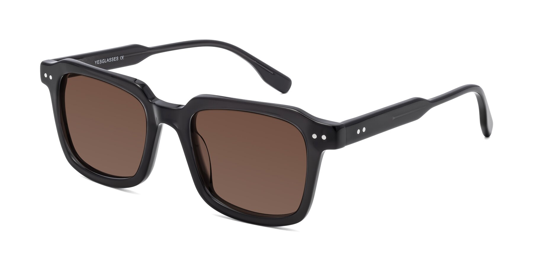 Angle of St. Mark in Dark Gray with Brown Tinted Lenses
