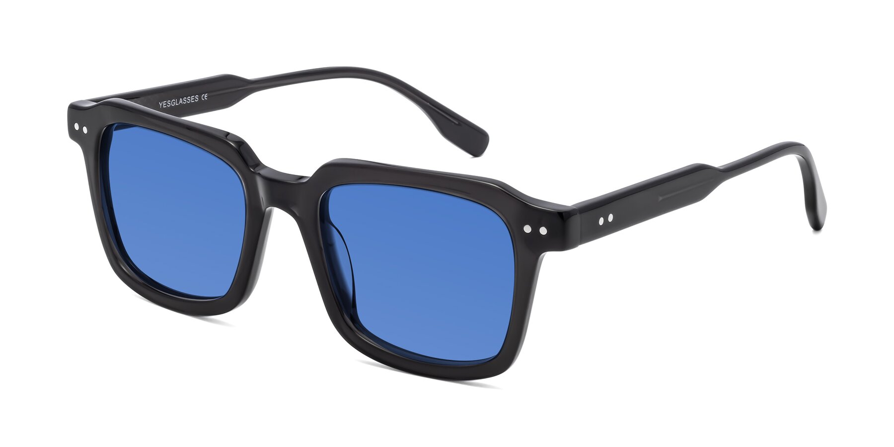 Angle of St. Mark in Dark Gray with Blue Tinted Lenses