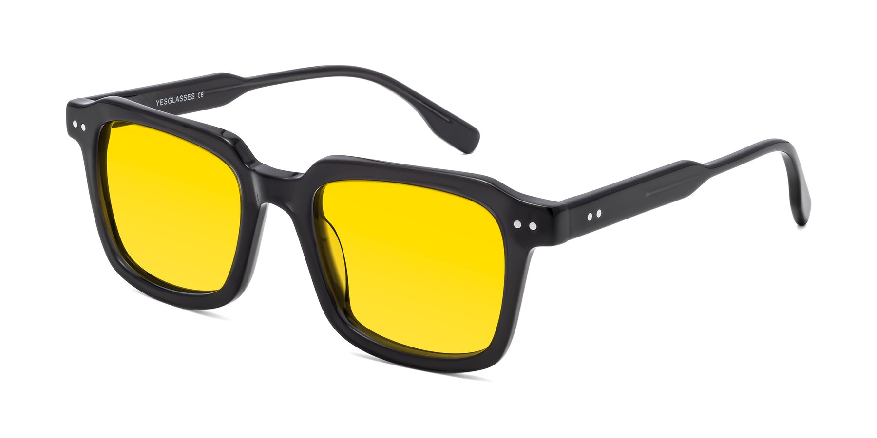 Angle of St. Mark in Dark Gray with Yellow Tinted Lenses