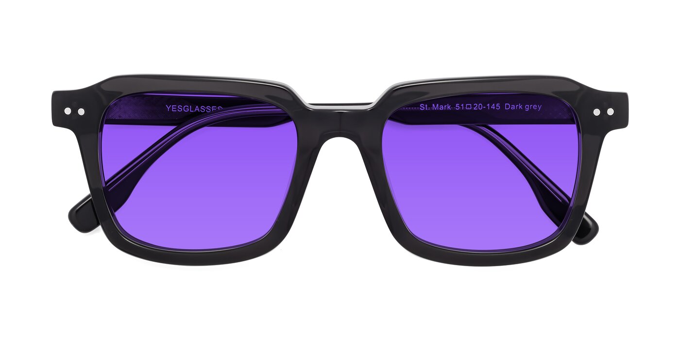 St. Mark - Dark Gray Tinted Sunglasses